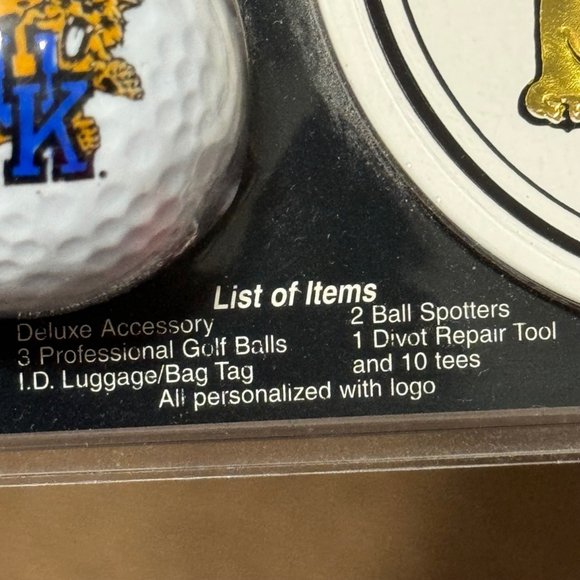 UK Wildcats Personalized Golf Collectable Gift Set - Picture 10 of 10